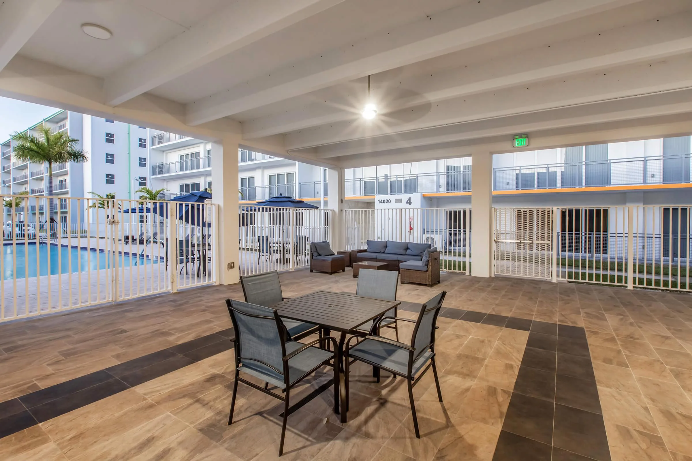 Modern Towers community amenity space